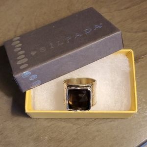 Authentic Silpada Smokey Topaz- Size 9